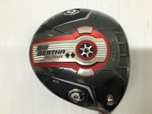 キャロウェイ BIG BERTHA ALPHA 815 ドライバー ９度 キャロウェイ BIG BERTHA ALPHA 815 ♦︎♦︎ドライバー 9.0 Callaway