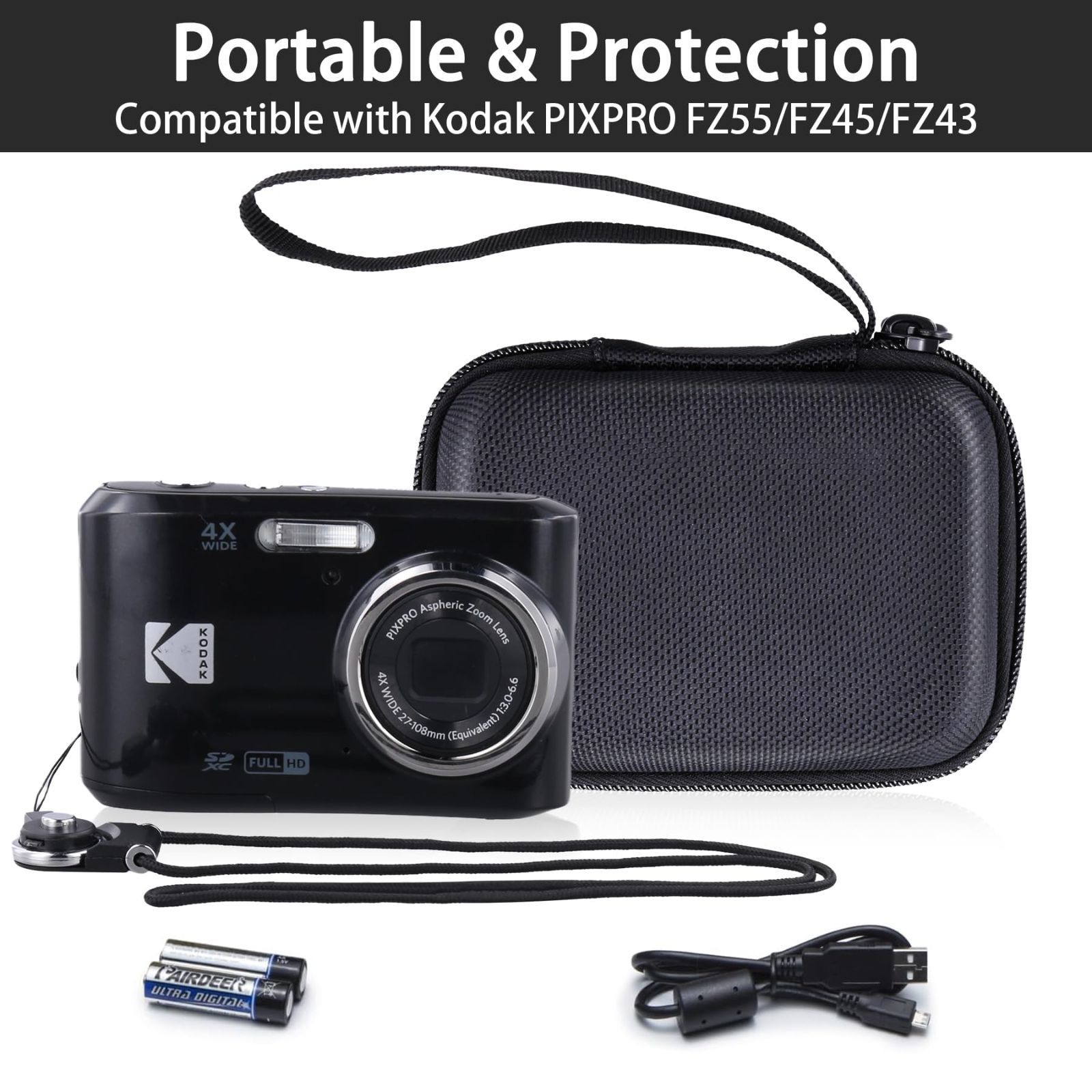 ケースのみ）Kodak コダック PIXPRO FZ55/FZ45 ズーム