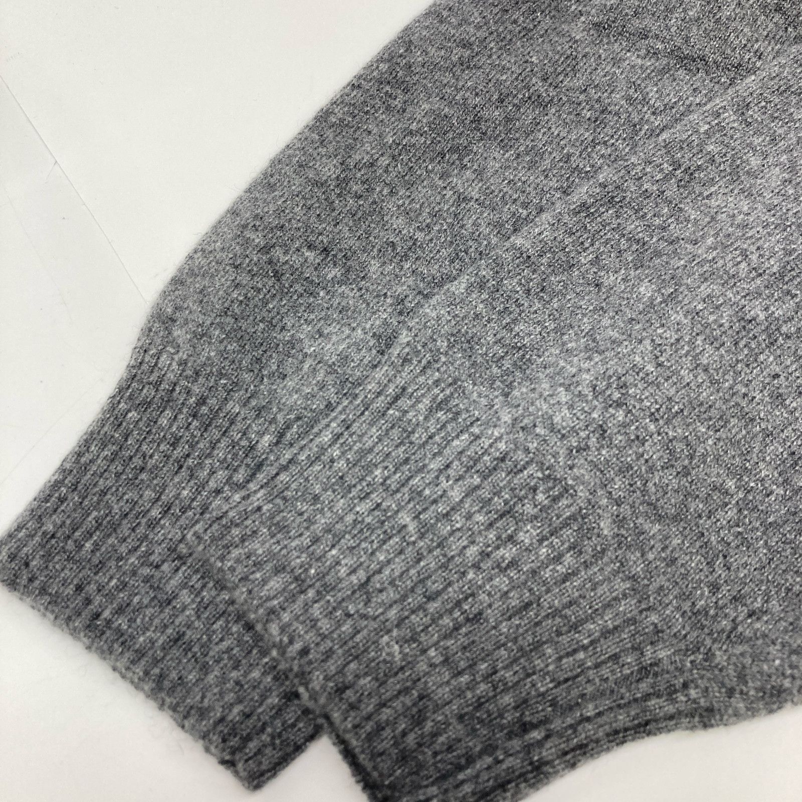 Hermesジップデザインカシミアセーター HERMES ジップ ニット メンズ