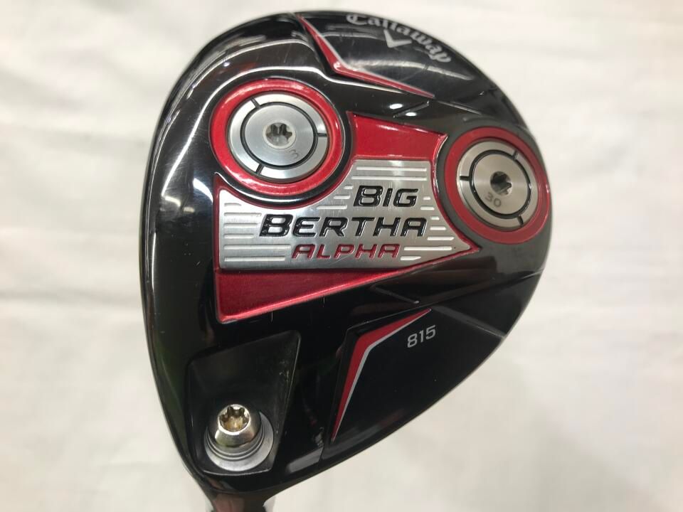 最短 BIG BERTHA ALPHA 815 | 16 | SR | BIG BERTHA | | フェアウェイウッド | キャロウェイ