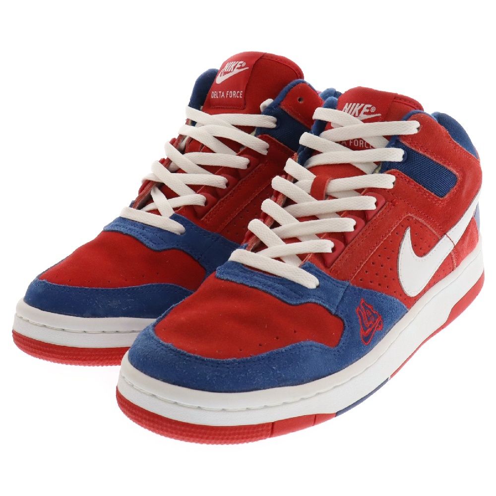 NIKE (ナイキ) DELTA FORCE 3/4 デルタフォース LAクリッパーズ ハイカットスニーカー ブルー/レッド 309041-611  US9.5/27.5cm - メルカリ