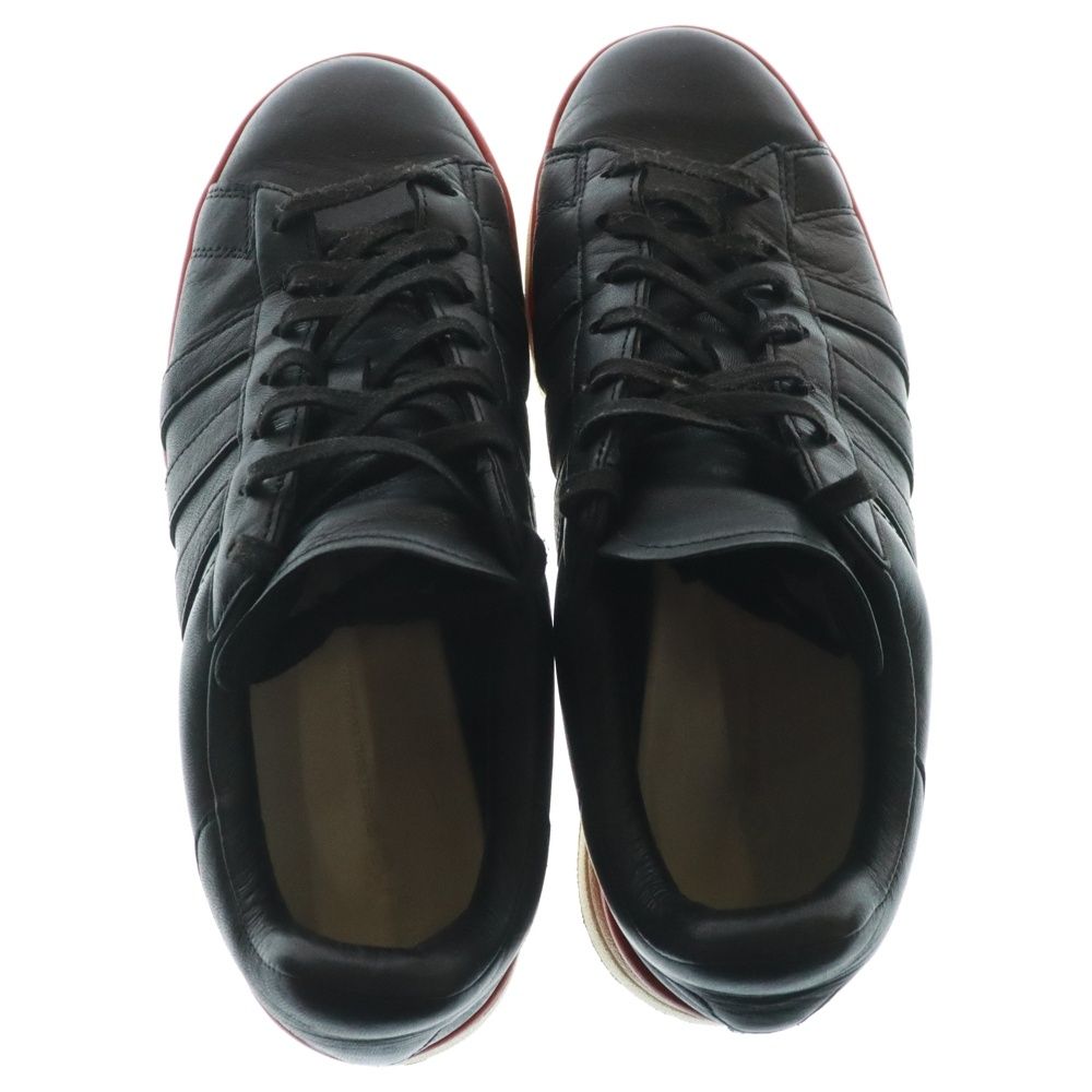 Y-3 ワイスリー Hicho ローカットレザースニーカー ブラック Y-3 ワイスリー レザー スリーライン ローカット スニーカー