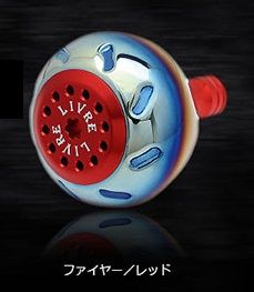 ﾒｶﾞﾃｯｸ ﾘﾌﾞﾚ LIVRE EP44(ｲｰﾋﾟｰ) ﾉﾌﾞ単体 ﾀﾞｲﾜL用) 1個 (ﾌｧｲﾔｰ+ﾚｯﾄﾞC) 製品番号 E44LRE-1 メガテック リブレ LIVRE EP44(イーピー) ノブ単体 ダイワL用) 1個