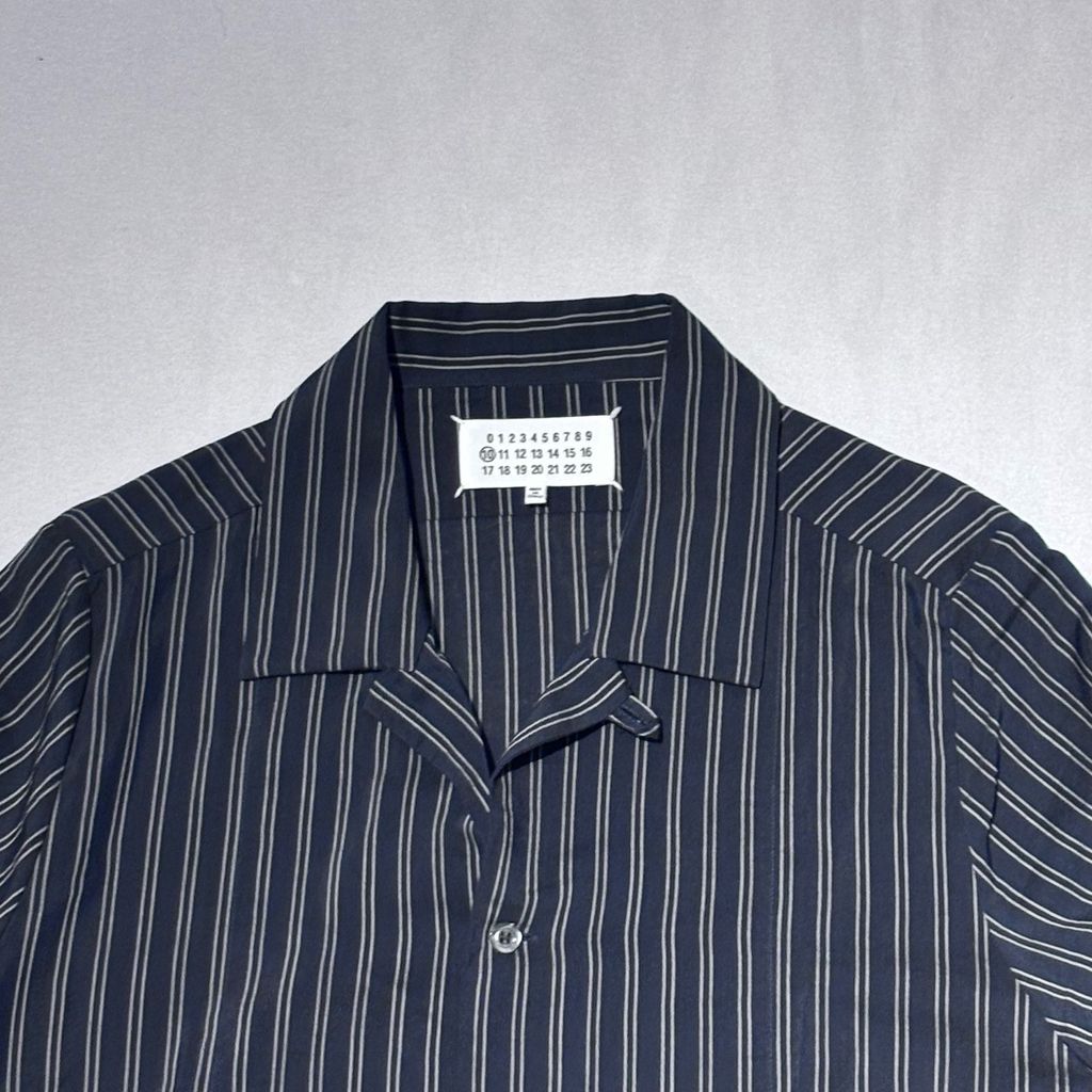 Maison Margiela メゾンマルジェラ 21AW Stripe Shirt ストライプ半袖