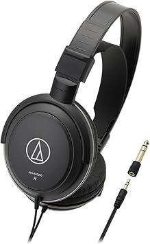 【在庫処分】オーディオテクニカ ATH-AVC200 ヘッドホン 有線 音楽・映画観賞用 /ケーブル 3m/6.3mm標準/3.5mmミニ接続 ブラック