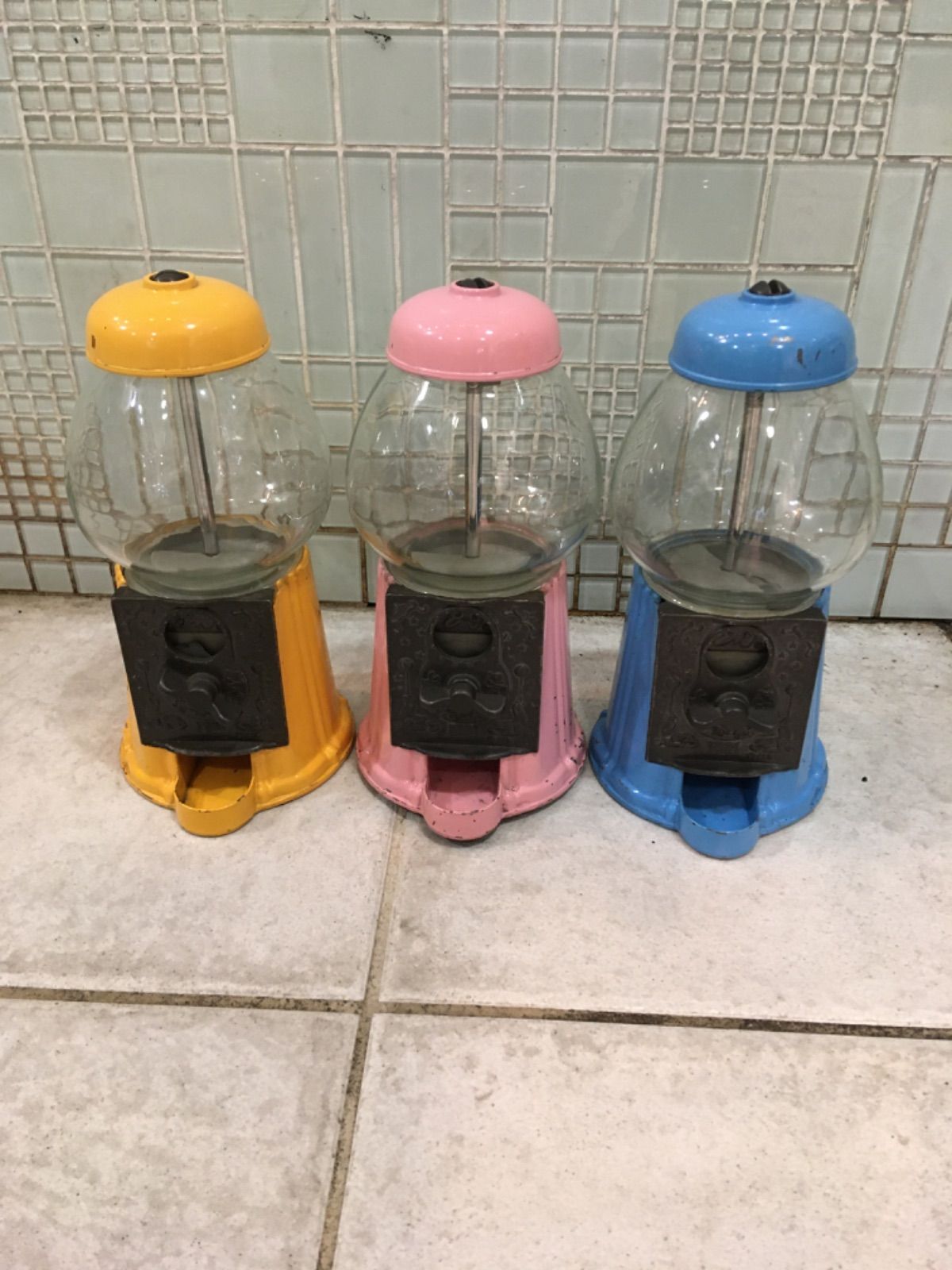 ビンテージガムボールマシン‼️3個セット‼️