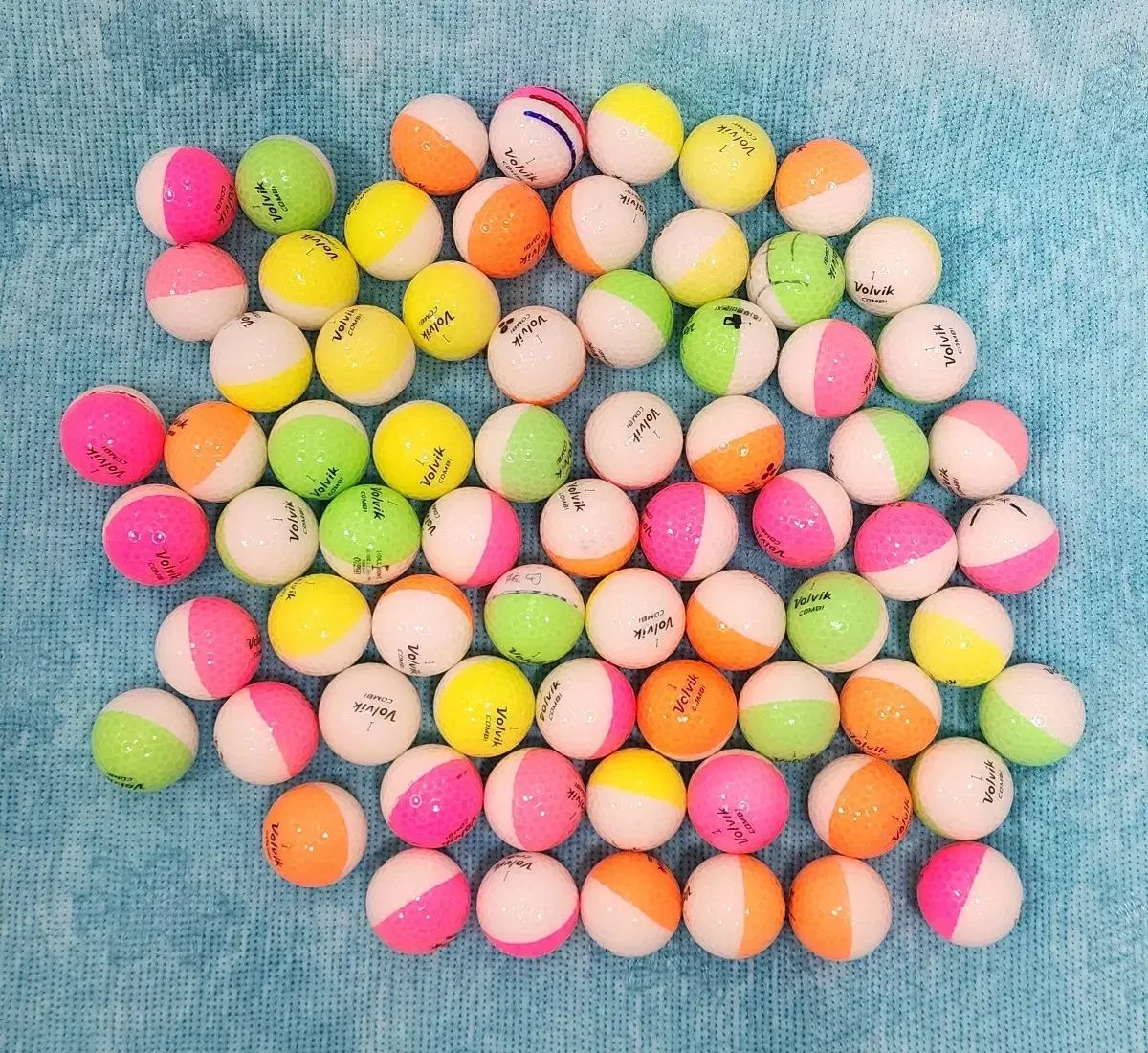 ボルビック クリスタル ゴルフボール ハーフ＆ハーフ 70 犬 特 A レベル