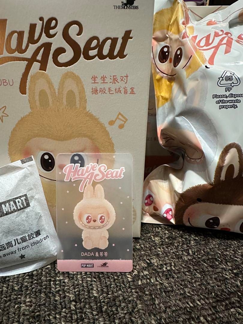 【未開封・正規品】LABUBU(ラブブ)♡DADA LABUBU ラブブTHE MONSTERS Have a seat DADA｜Yahoo!フリマ（旧