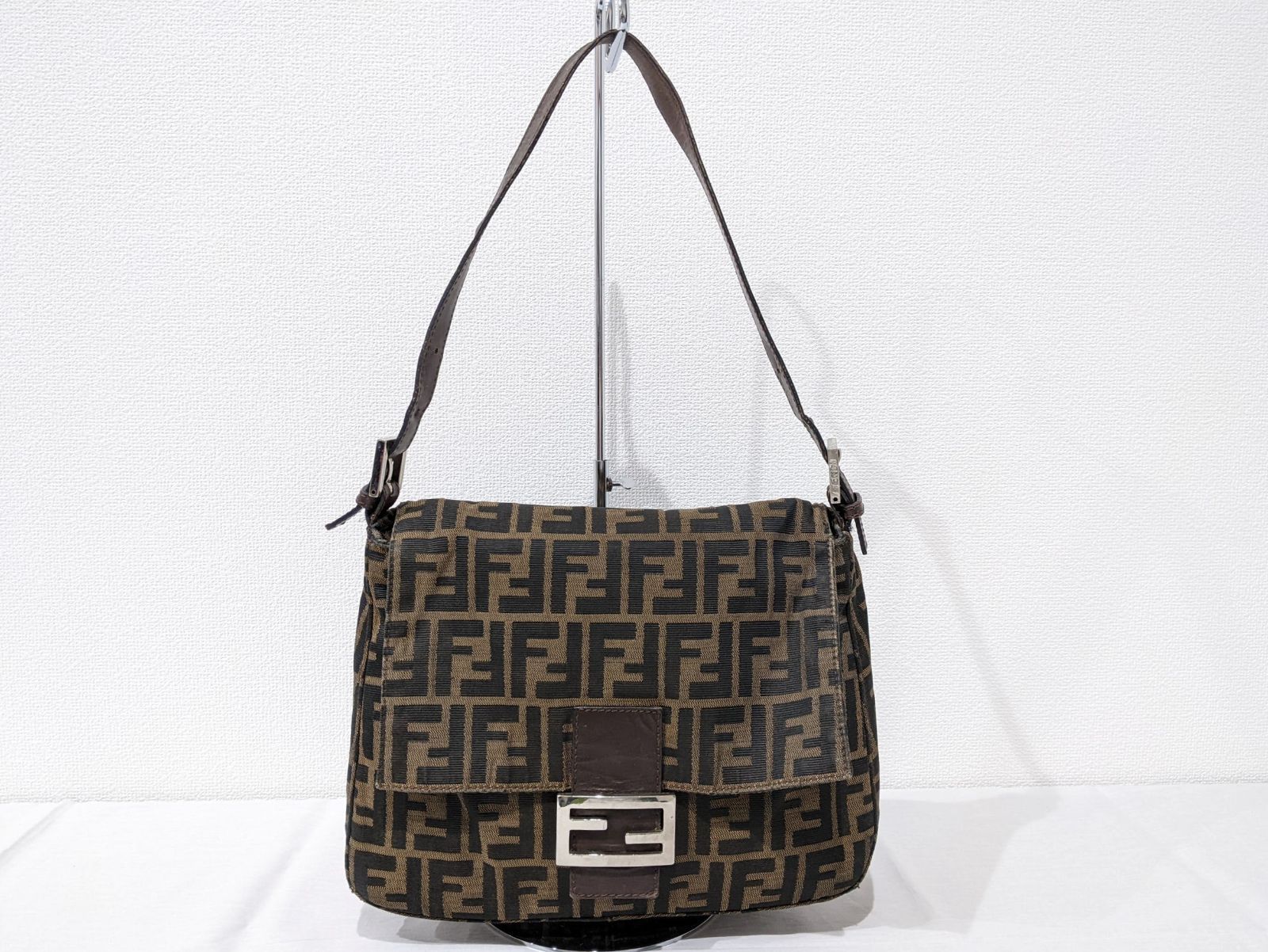 激安購入】 FENDI フェンディズッカ柄ナイロンショルダーバッグ www