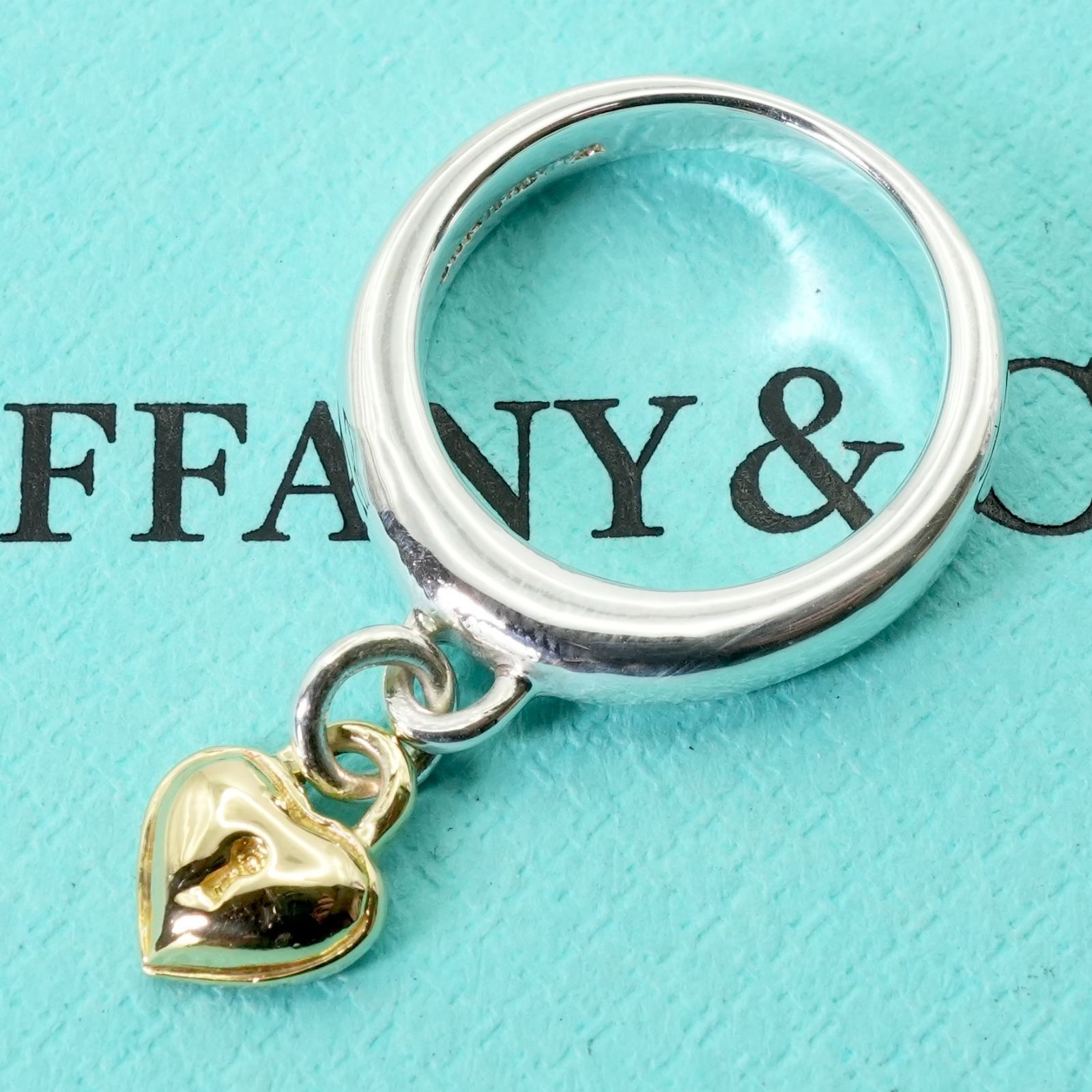 極美品！ティファニー　ハートリング　Tiffany TIFFANY&CO】Heart Signet Ring ☆ ティファニー ハートリング
