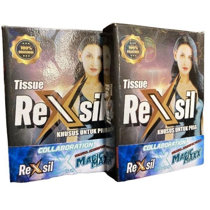 男性　遅延用ウェットティッシュ　Rexsil　2箱（12枚入り）　送料無料