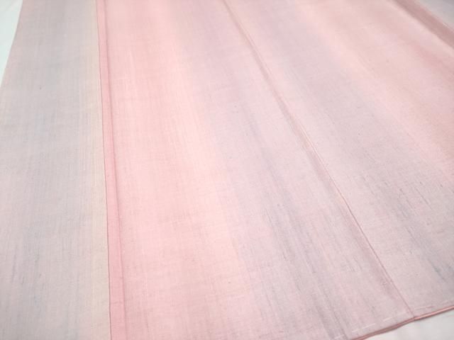 平和屋本店□極上 よねざわ 新田工房 紅花紬 反端付き 逸品 未使用  