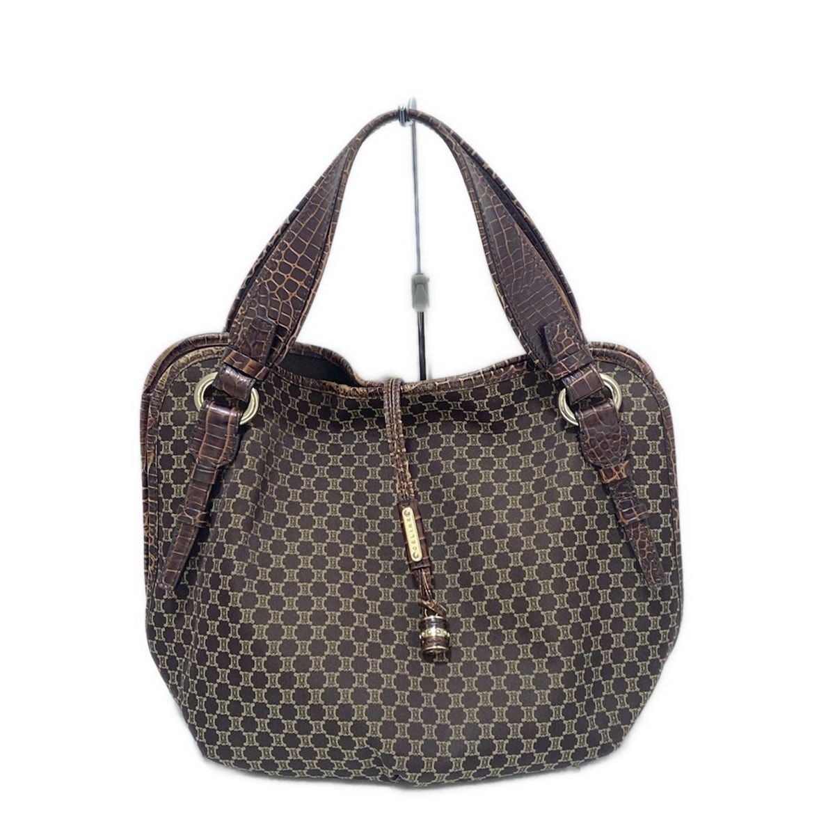 CELINE(セリーヌ) トートバッグ - ブラウン×ダークブラウン