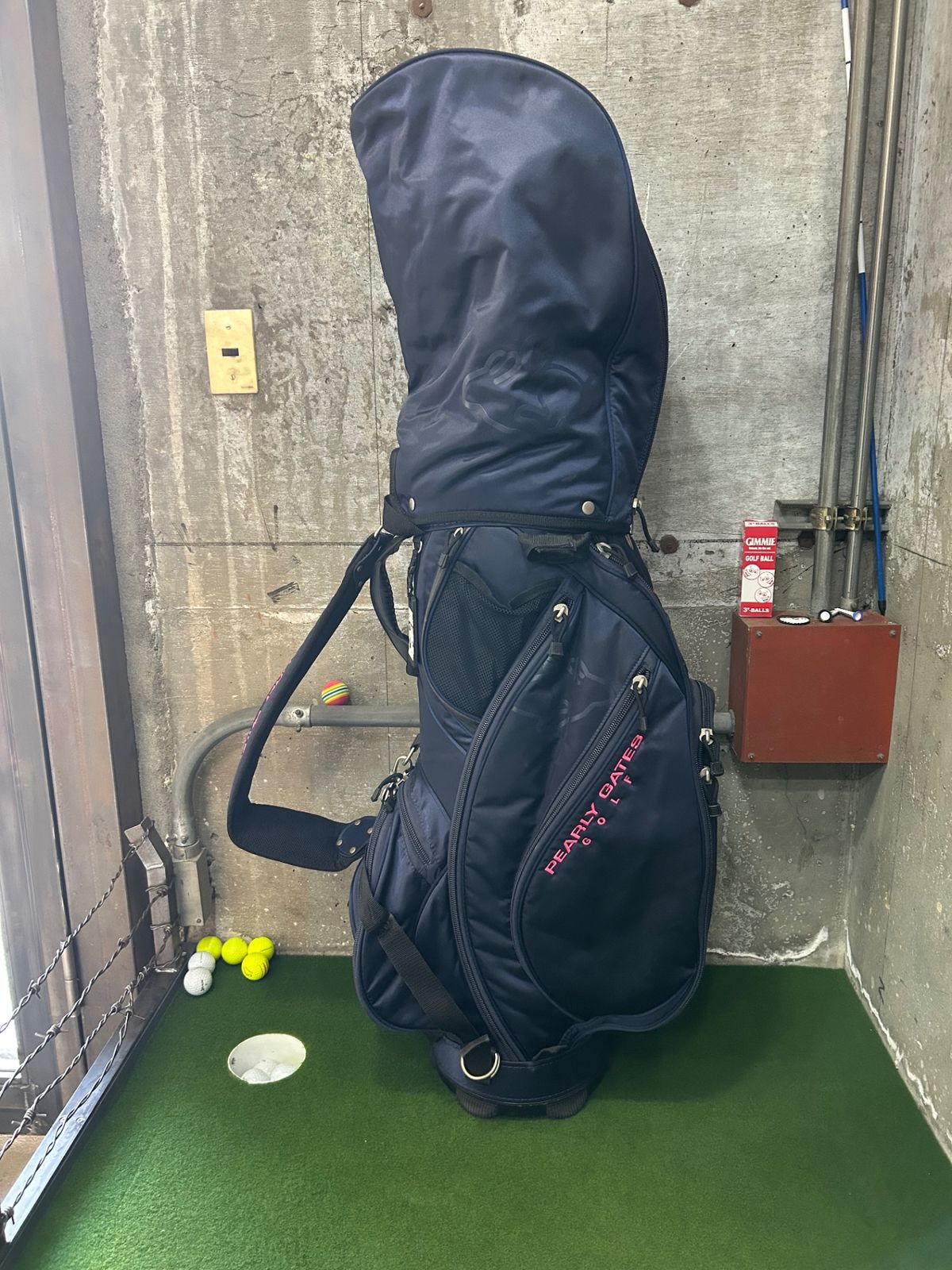 PEARLY GATES パーリーゲイツ 20周年 限定キャディバック 中古 NAVY