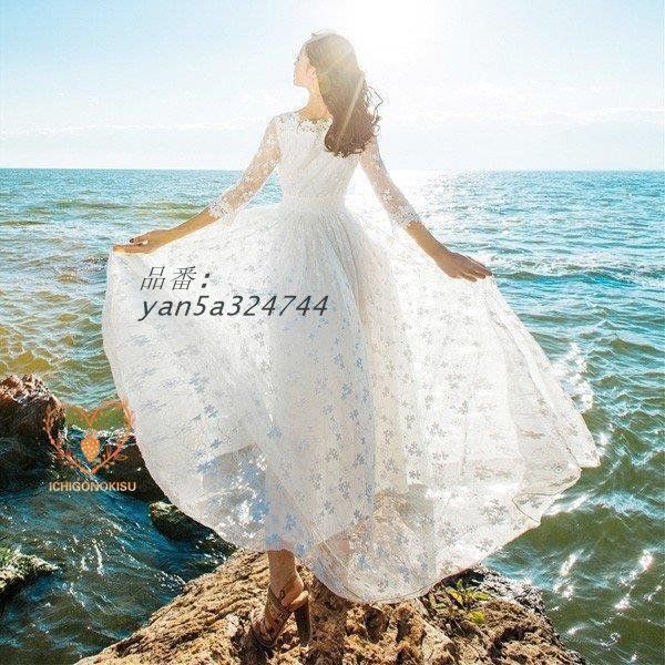 マキシワンピ 春長袖ワンピース 秋ワンピース レディースワンピース 白ワンピース 総レース ロングワンピース ホワイト パーティードレス 大人可愛い 謝恩会 yan5a324744