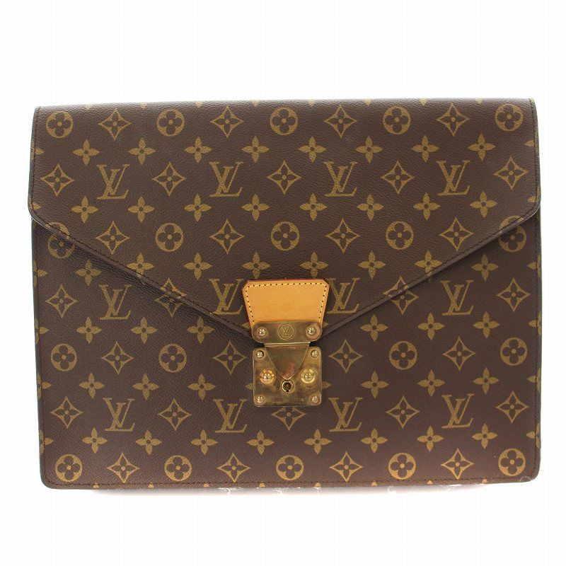 年末のプロモーション大特価！ VUITTON LOUIS ルイヴィトン モノグラム ドキュマン ポルト バッグ