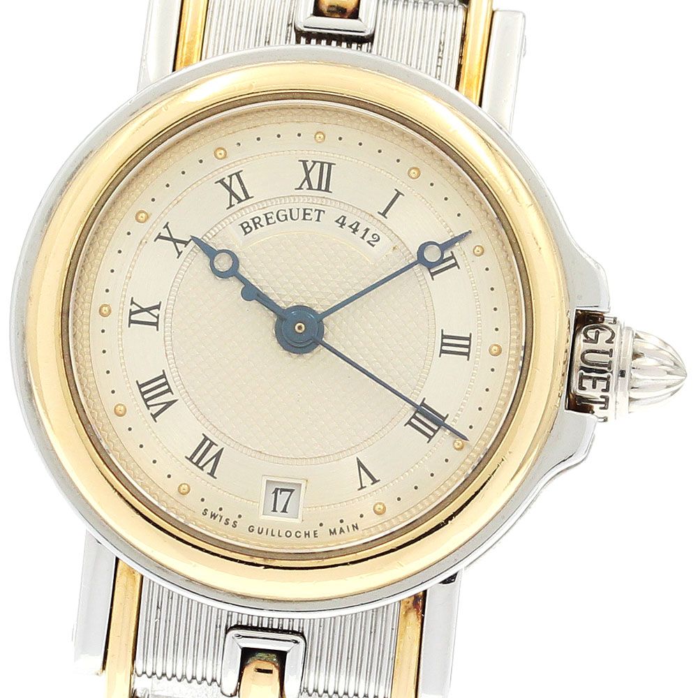 ブレゲ Breguet 8400SA/12/X70 マリーン デイト 自動巻き レディース箱  