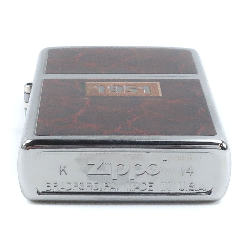 【ZIPPO】ジッポー レザーセレブレーション 1951 80th記念 オイルライター ディアゴスティーニ zippo collection No.5 _ ライター