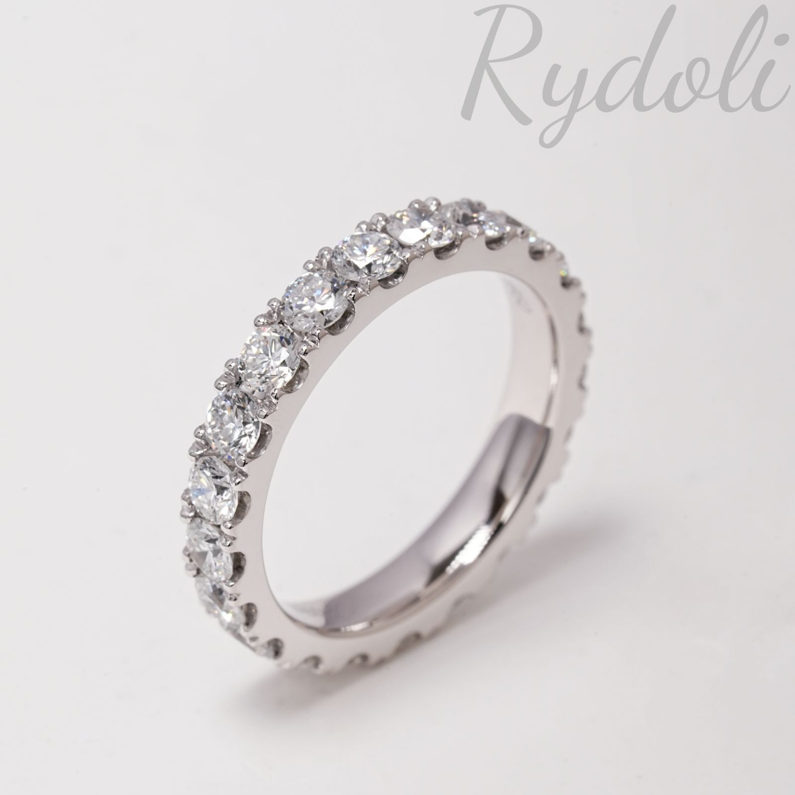 デンドリティックアゲート 一点ものリング シルバー 朝靄の満月 14号