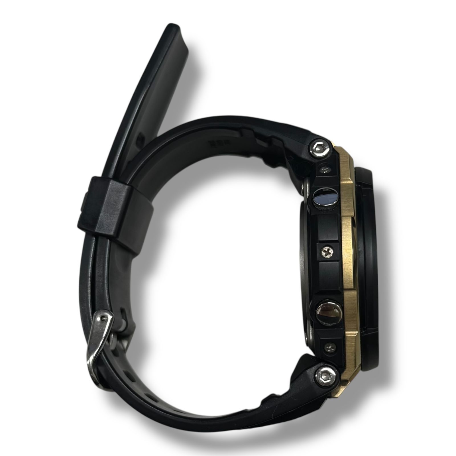  参考上代49500円 CASIO G SHOCK 腕時計 電波ソーラー ジーショック Gショック カシオ GST W 300 ゴールド ブラック 376 M 04 ラバーベルト 時計