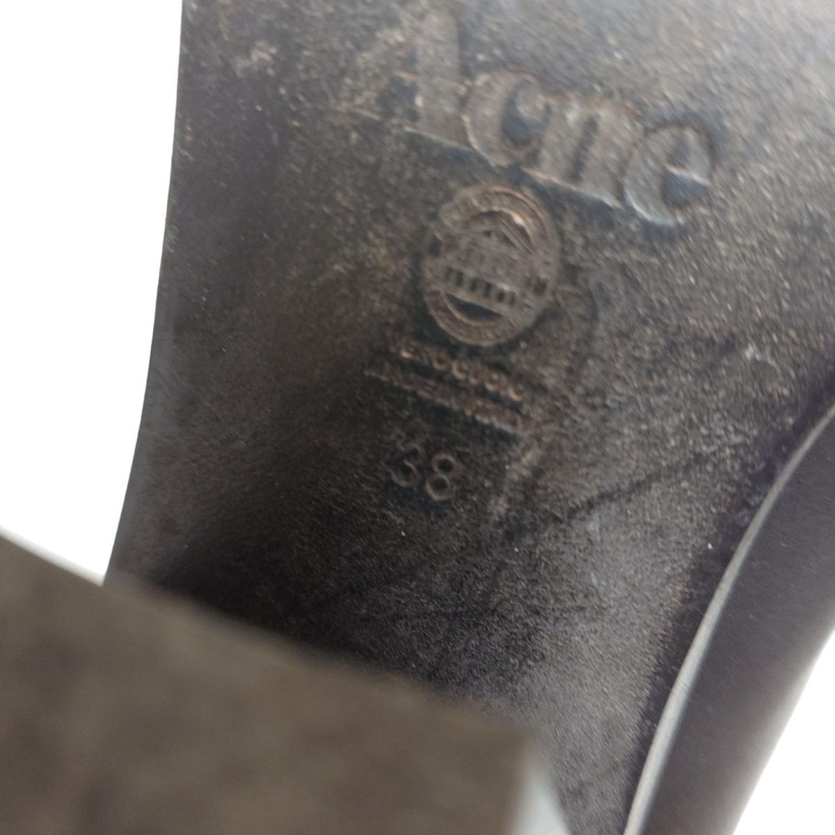 使いやすさ Acne アクネ ショートブーツ 38 レディース - 黒 サイドゴア|アウトソール張替済 レザー 何でも揃う。