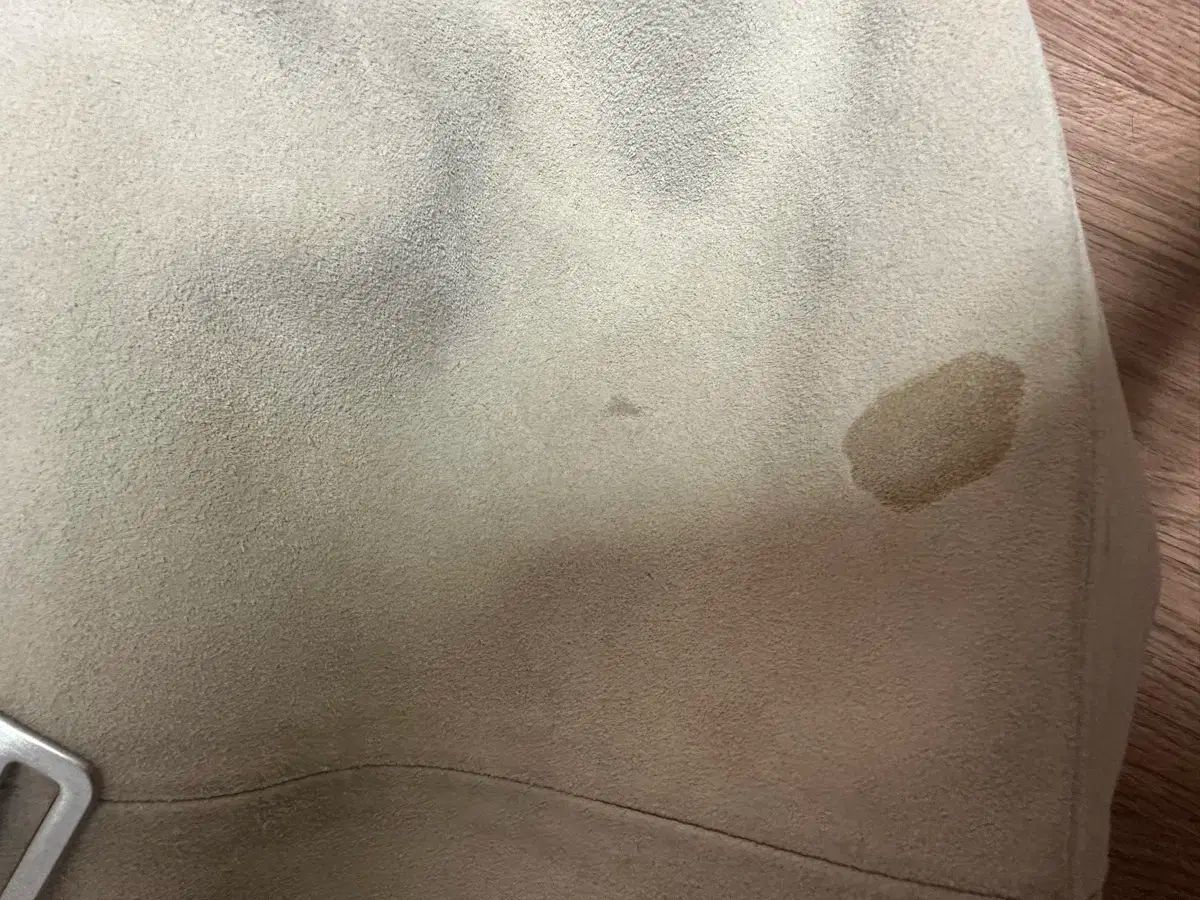 GLOWNY グロウニー タオ リアル スエード ホーボー バッグ サンド ベージュ DECORATOM_COM_BR