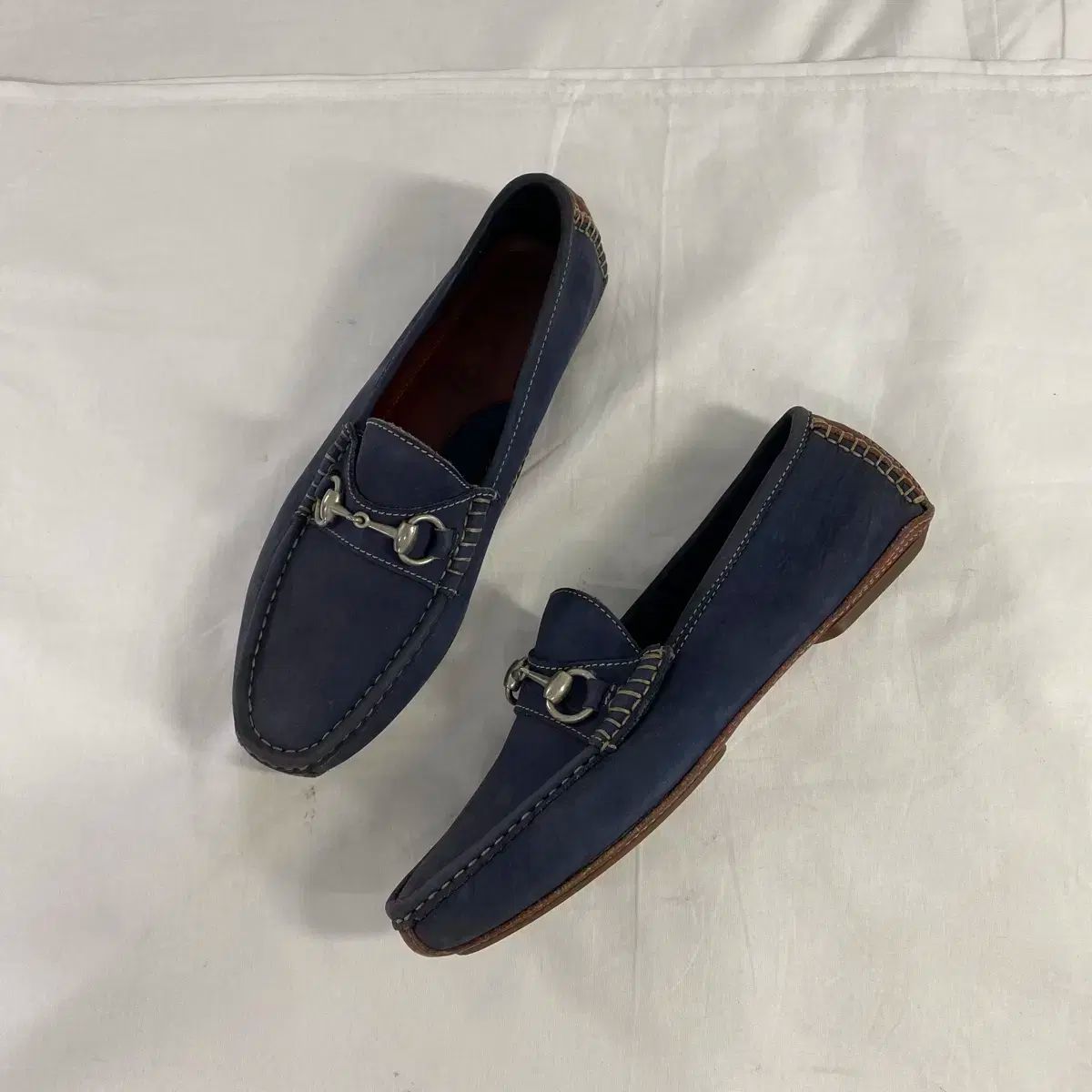 GUCCI／グッチ　ホースビット スエードローファー GUCCI グッチ ホースビット スエード ローファー ブラック