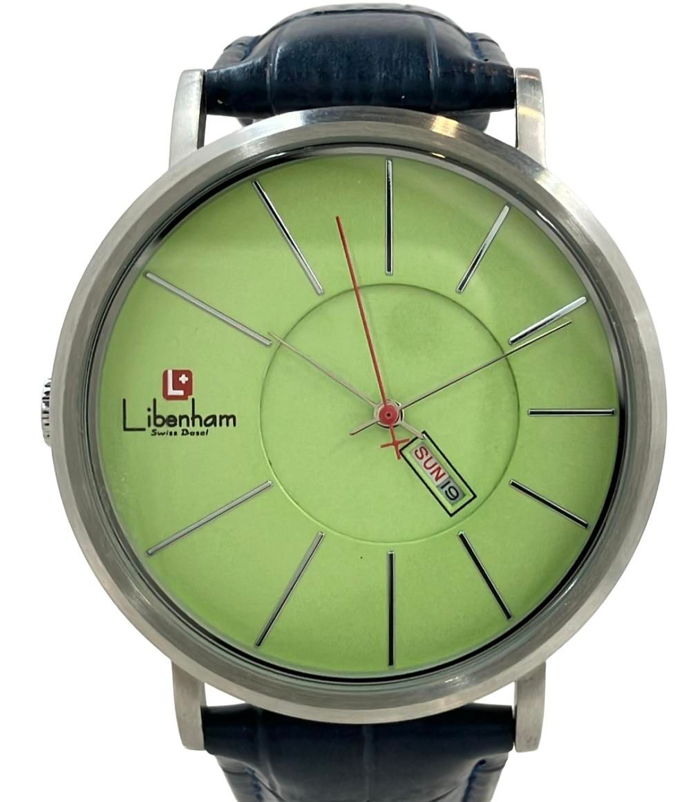リベンハム 腕時計 LH-90034 自動巻き グリーン メンズ Libenham