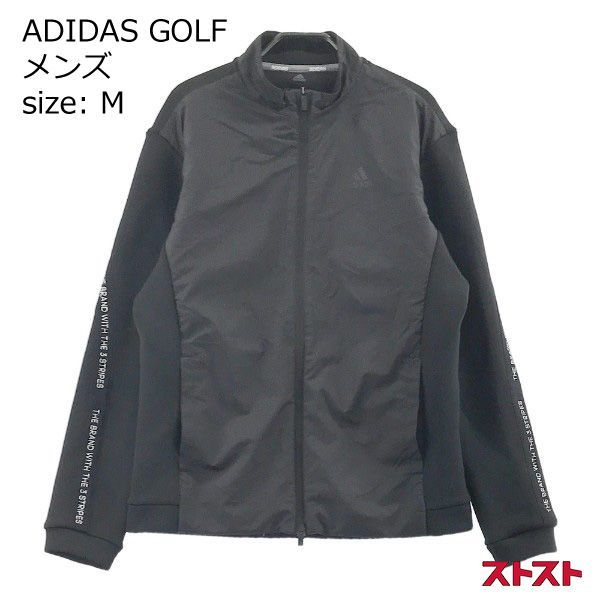 ADIDAS GOLF アディダスゴルフ 長袖ジップジャケット ブラック系 M ［240001885483］