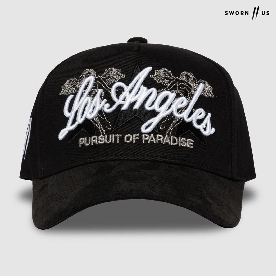SWORN TO US PREMIERE SNAPBACK CAP BLACK 通販 帽子 キャップ スナップバック LA ロゴ ベイスボールキャップ ロサンゼルス