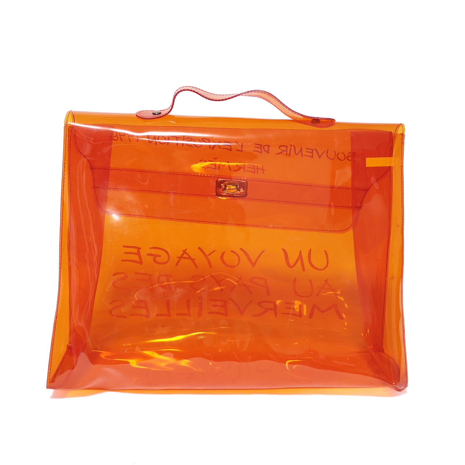 HERMES ビニールケリーバッグ 展示会限定品 ビニールケリー-エルメスからの特別な招待状