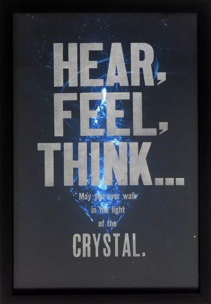 中古】ポスター ファイナルファンタジーXIV×NINE LETTERPRESS 活版印刷