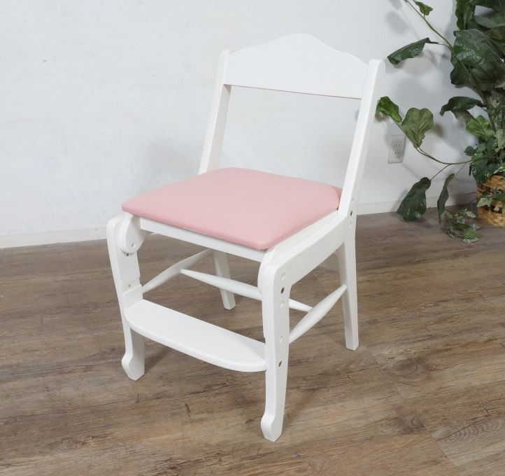ホワイト キッズチェア