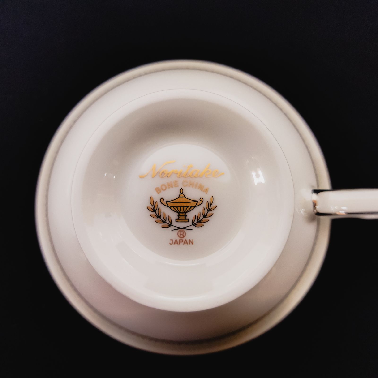 NORITAKE ノリタケ 食器 カップ＆ソーサー シャンパンパールズ 銀淵 2