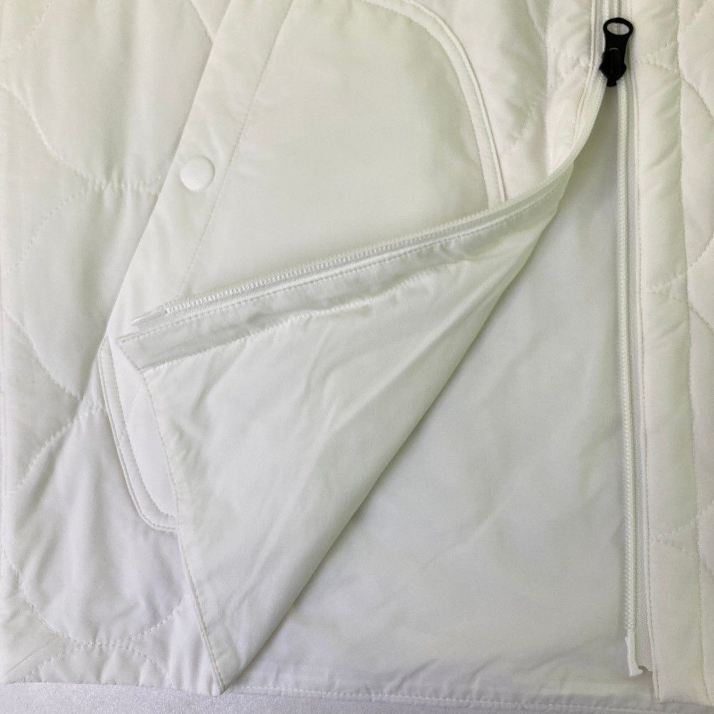 サイズ：S PING ピン 2024年 ノーカラー中綿ジャケット ホワイト系