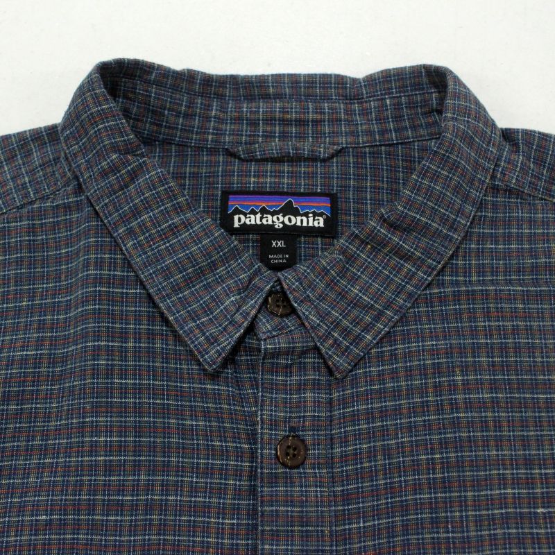 00s Patagonia メンズ 半袖シャツ 00s patagonia 総柄 半袖シャツ メンズ 表記Lサイズ - KAZZIN