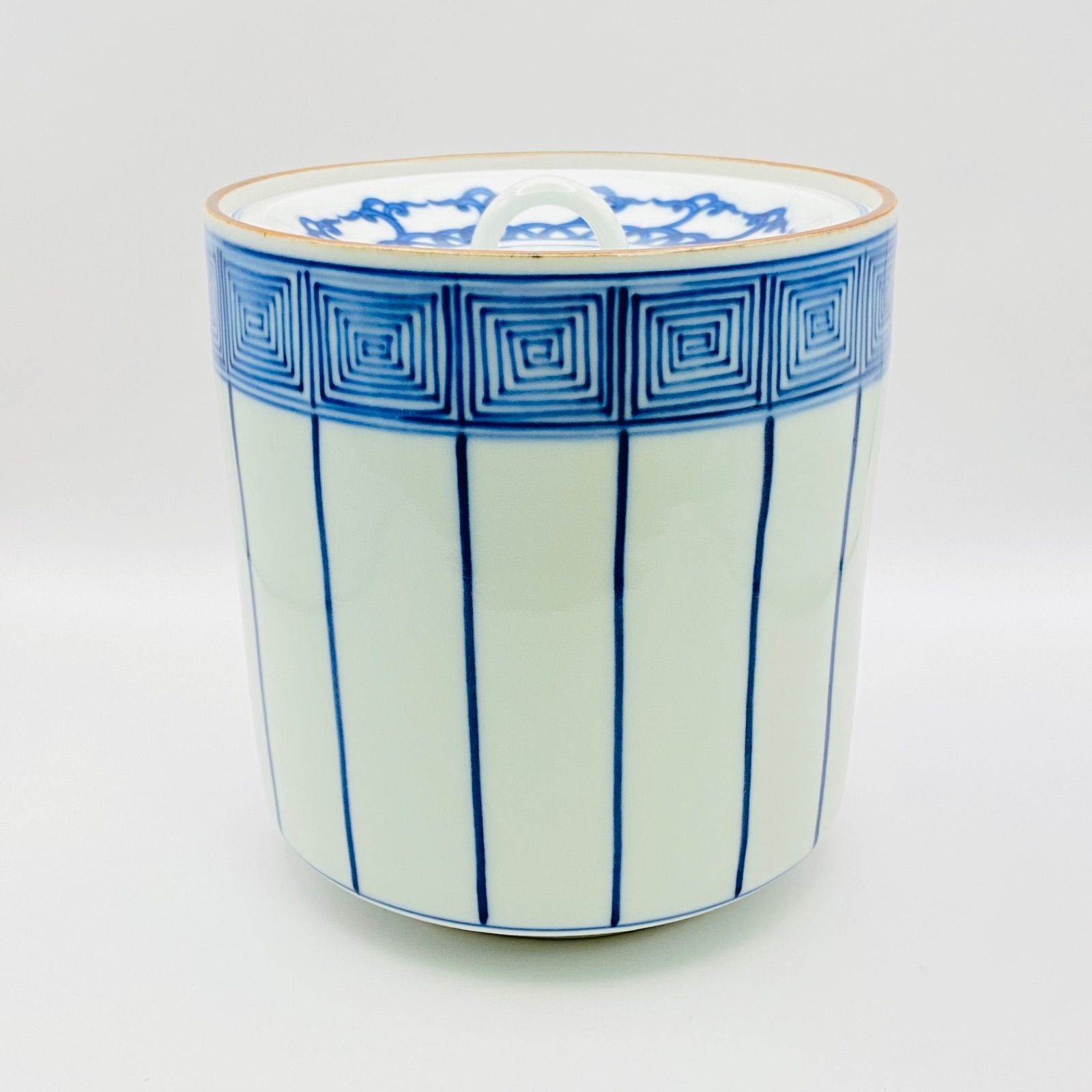 水指 染付桶側 加藤和峰 箱なし 茶道具 茶器 伝統工芸品 - メルカリ