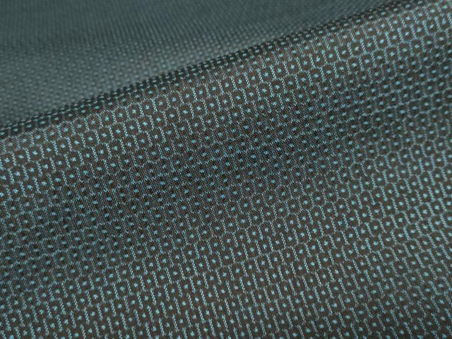 平和屋着物○男性 本場大島紬 アンサンブル 長羽織 100亀甲 総詰め  