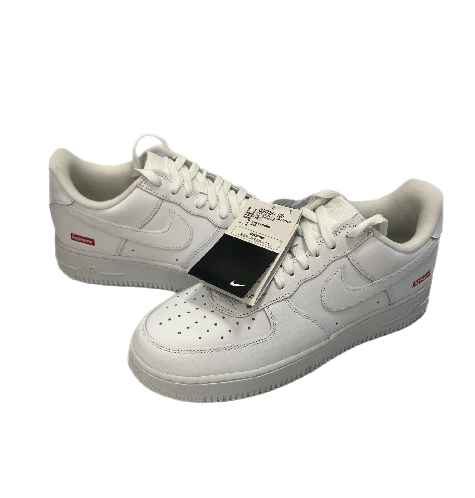 ナイキ NIKE × Supreme Air Force 1 Low White シュプリーム