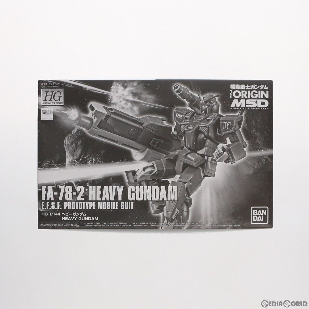BANDAI - プレミアムバンダイ限定 HG 1/144 FA-78-2 ヘビーガンダム 機動戦士ガンダムTHE ORIGIN(ジ・オリジン) MSD プラモデル(5061816) バンダイスピリッツ HG 1/144 ヘビーガンダム【再販】【2次：2023年2月発送