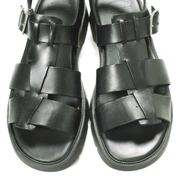 美品‼️KLEMAN クレマン　グルカサンダル 41 ブラック　レザー KLEMAN｜【40%OFF】ballast バラストシューズ 靴 グルカサンダル