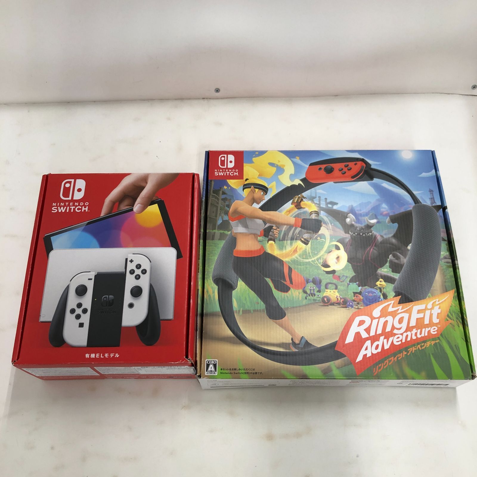 02m0253 Nintendo Switch 本体 有機ELモデル ホワイト リングフィット 