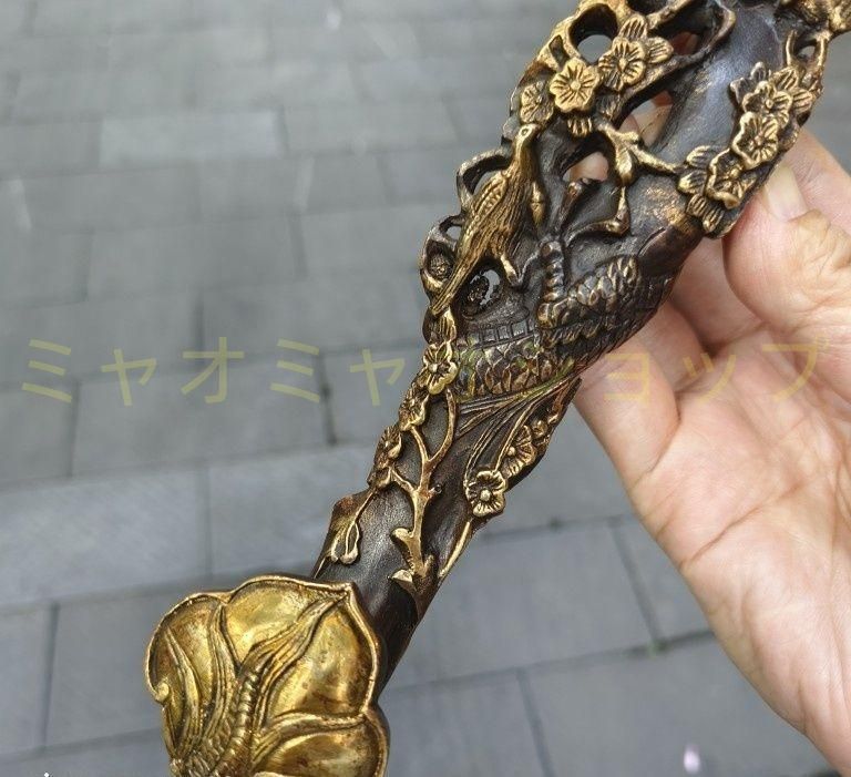 銅 細工 龍如意 開運 風水 招財 置物 工芸品 - メルカリ 銅 細工 龍如意 開運 風水 招財 置物 工芸品 - メルカリ