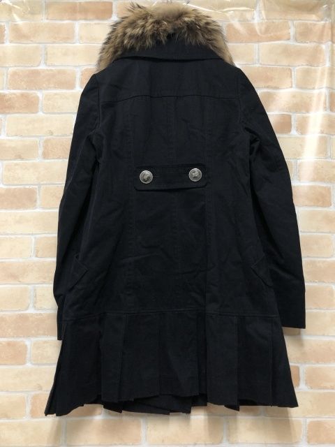 BURBERRY BLUE LABEL バーバリーブルーレーベル トレンチコート ミドル丈 ブラック 38 111415895