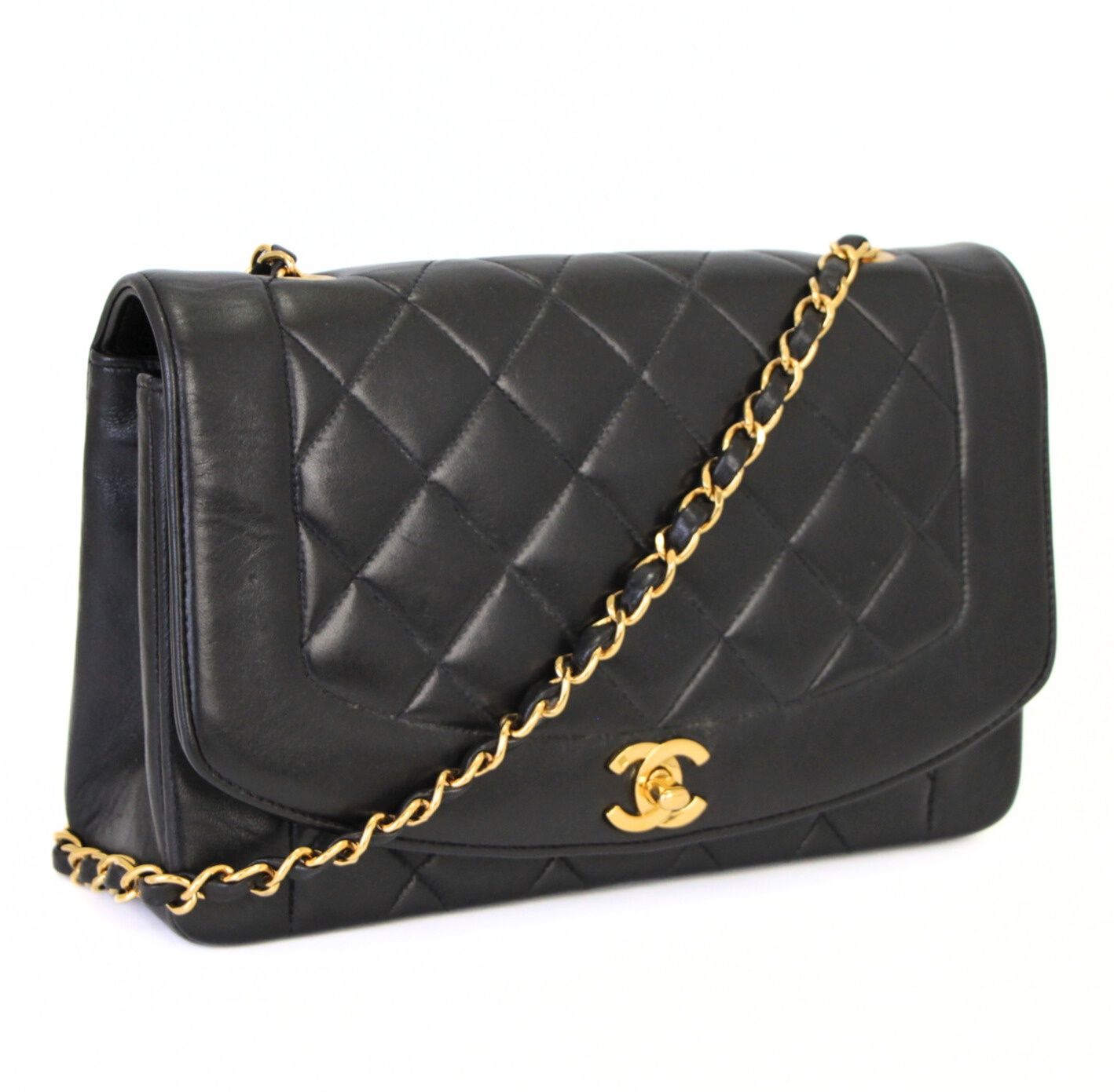 シャネル CHANEL ダイアナ25 マトラッセ チェーンショルダーバッグ 