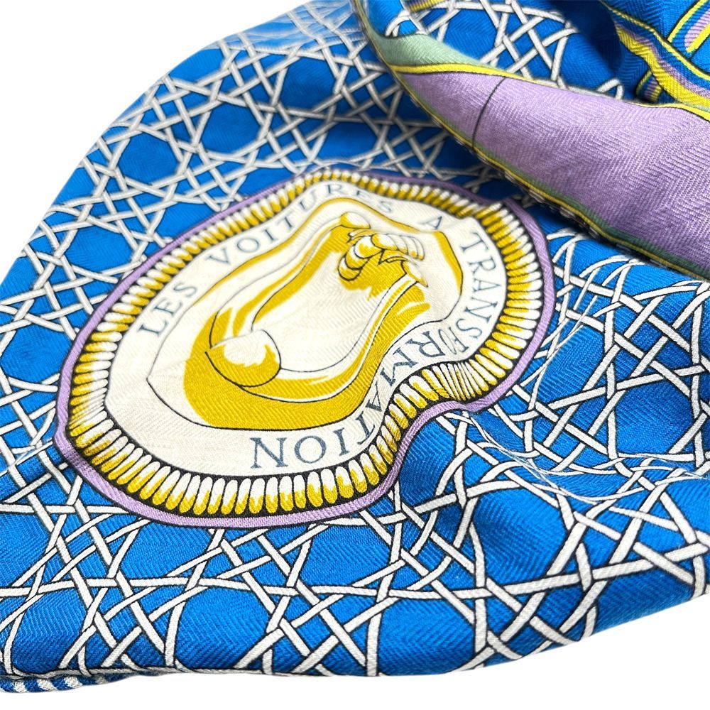 新品同様】HERMES エルメス トライアングル ジェアン スカーフ  