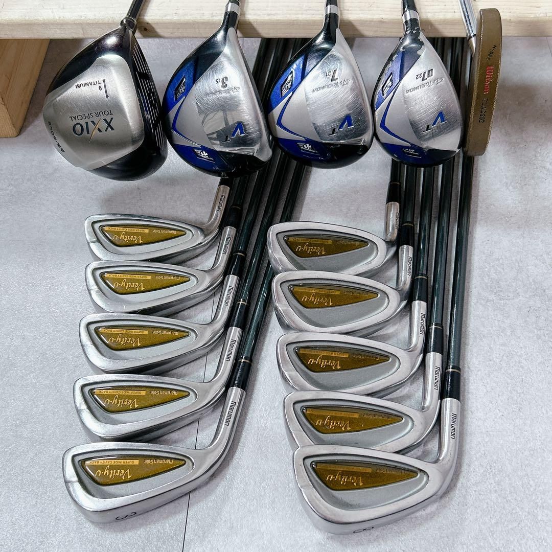 X803 左利き用 XXIO 他 メンズ ゴルフ クラブ セット 15本入
