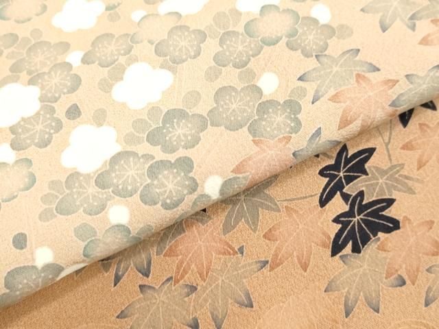 平和屋着物○十日町 加賀草木友禅の第一人者 田村哲彦 色留訪問着 草花