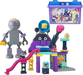 バンダイ BANDAI Blocklabo ブロックラボ アンパンマン バイキンじょうもつくれる! だだんだんブロックバケツ シリーズ