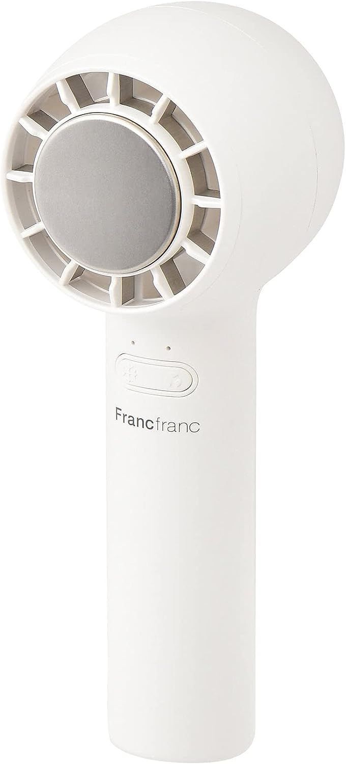 新品 Francfranc フランフラン フレ アイスタッチ ハンディファン ホワイト 297 Flat Baby メルカリ